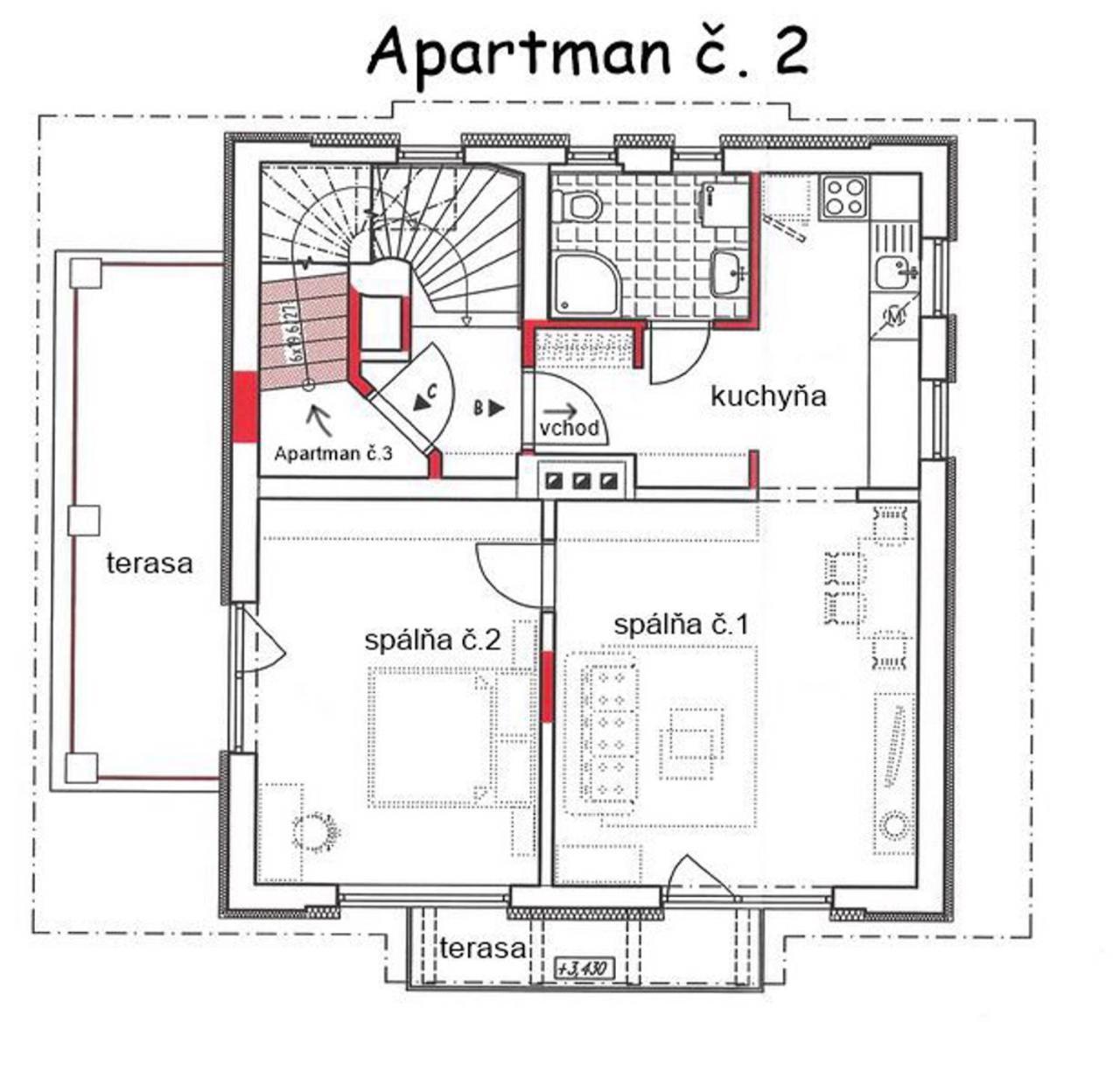 Apartmany Diana Dunajská Streda Zimmer foto
